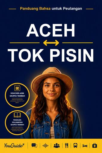 Portada del libro «The Language Guide for Travelers - Acehnese to Tok Pisin», de YouGuide
