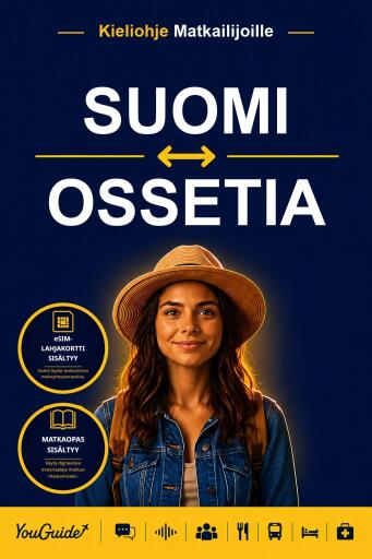 Portada del libro «The Language Guide for Travelers - Finnish to Ossetian», de YouGuide