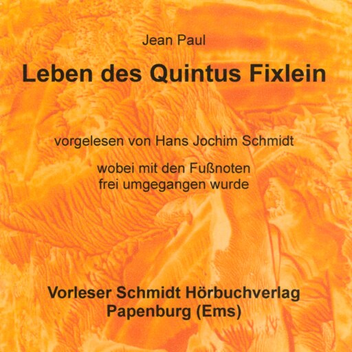 Portada del audiolibro «Leben des Quintus Fixlein», de Jean Paul