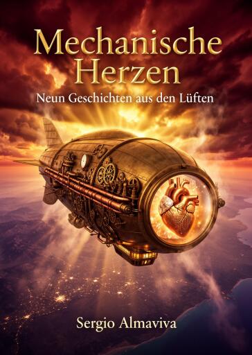 Portada del libro «Mechanische Herzen», de Sergio Almaviva
