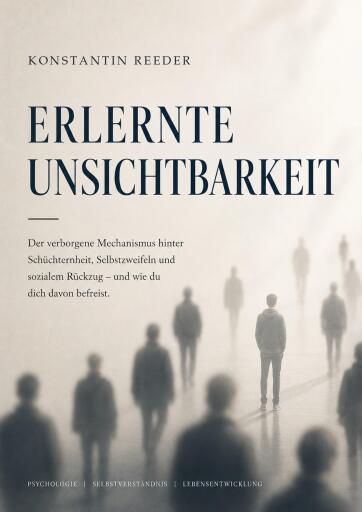 Portada del libro «Erlernte Unsichtbarkeit», de Konstantin Reeder