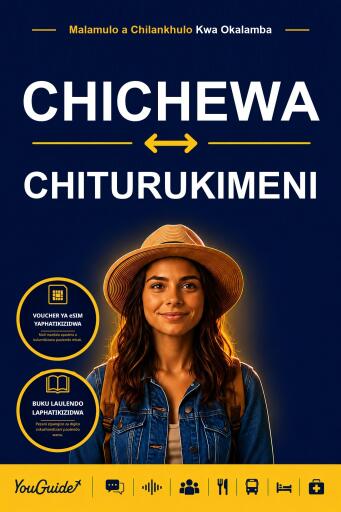 Portada del libro «The Language Guide for Travelers - Chichewa to Turkmen», de YouGuide