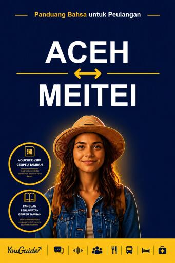 Portada del libro «The Language Guide for Travelers - Acehnese to Meitei», de YouGuide