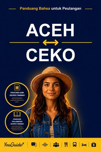 Portada del libro «The Language Guide for Travelers - Acehnese to Czech», de YouGuide