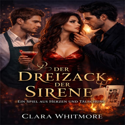 Portada del audiolibro «Der Dreizack der Sirene: Ein Spiel aus Herzen und Täuschung», de Clara Whitmore