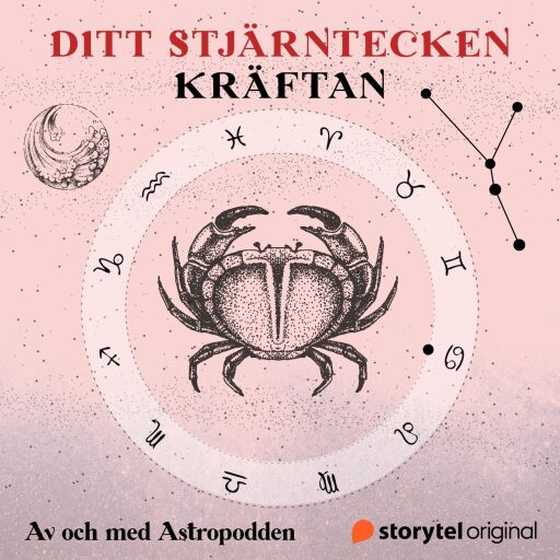 Portada del audiolibro «Kräftan», de Sofia Båth, Hannah Pilfalk