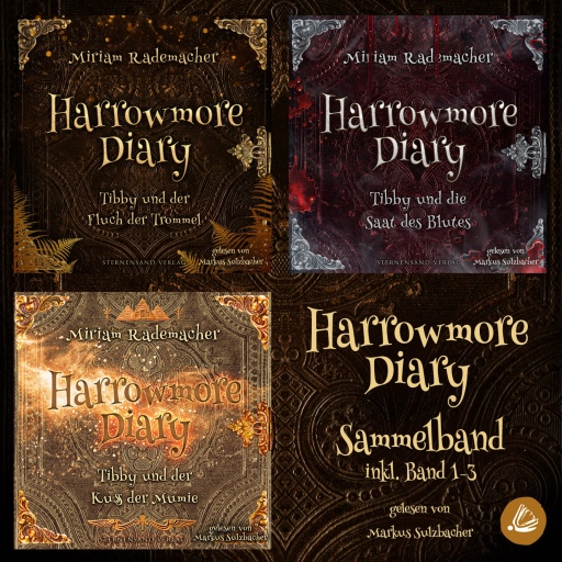 Portada del audiolibro «Harrowmore Diary Sammelband 1», de Miriam Rademacher