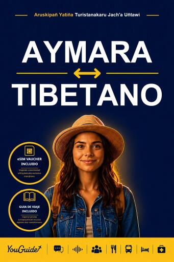 Portada del libro «The Language Guide for Travelers - Aymara to Tibetan», de YouGuide
