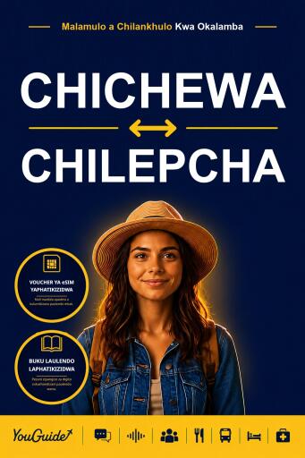 Portada del libro «The Language Guide for Travelers - Chichewa to Lepcha», de YouGuide