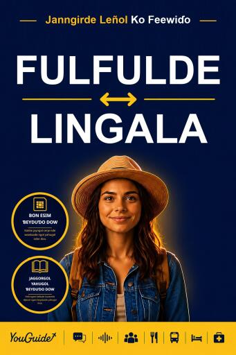 Portada del libro «The Language Guide for Travelers - Fulani to Lingala», de YouGuide