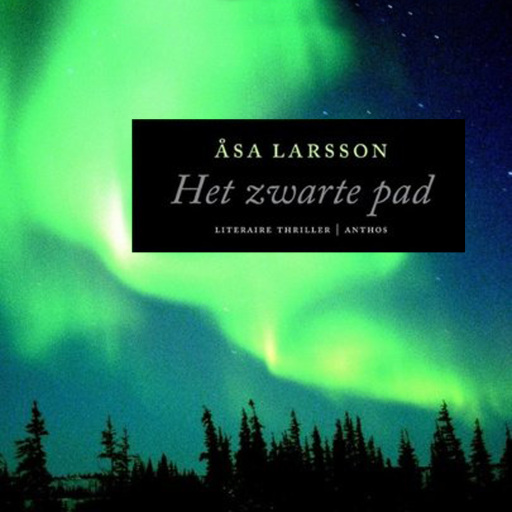 Portada del audiolibro «Het zwarte pad», de Åsa Larsson