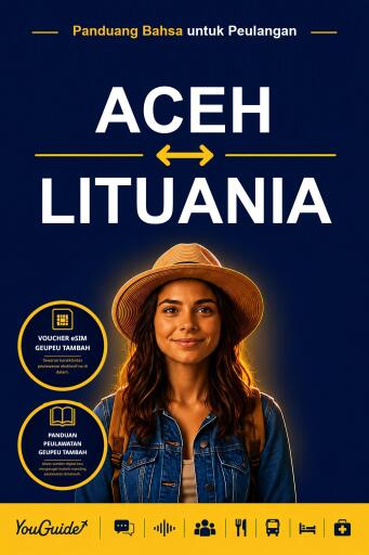 Portada del libro «The Language Guide for Travelers - Acehnese to Lithuanian», de YouGuide