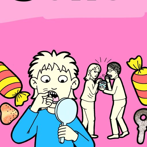 Portada del libro «Sluta med godis, Sune», de Sören Olsson, Anders Jacobsson