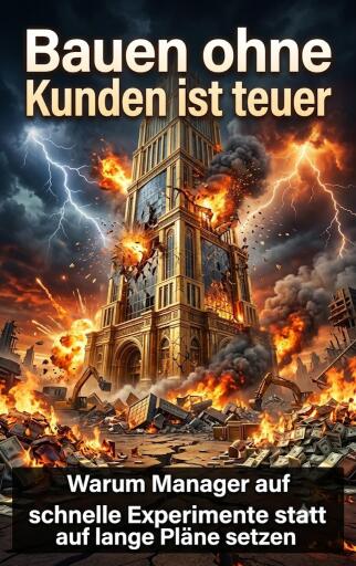 Portada del libro «Bauen ohne Kunden ist teuer», de Felix Falkenhayn