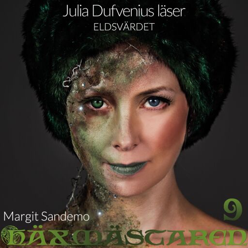 Portada del audiolibro «Eldsvärdet», de Margit Sandemo