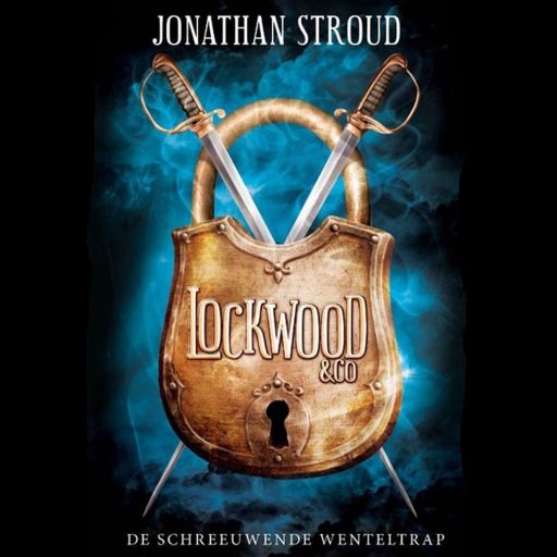 Portada del audiolibro «De schreeuwende wenteltrap», de Jonathan Stroud