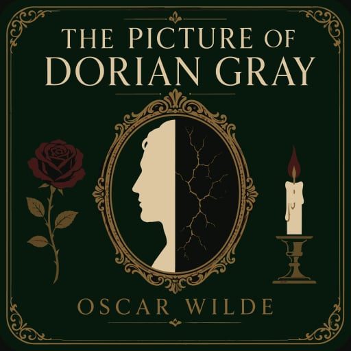 Portada del audiolibro «The Picture of Dorian Gray», de Oscar Wilde