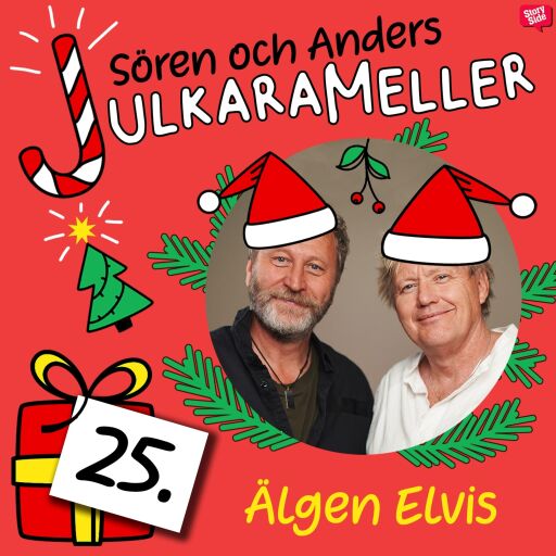 Portada del audiolibro «Älgen Elvis», de Sören Olsson, Anders Jacobsson