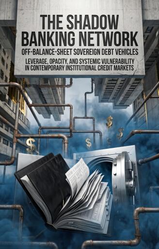 Portada del libro «The Shadow Banking Network: Off-Balance-Sheet Sovereign Debt Vehicles», de Jimmy Davis Sr.
