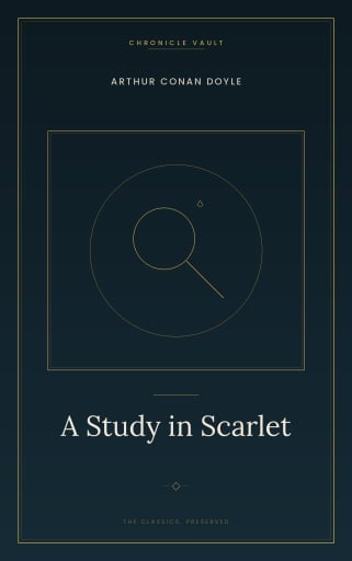 Portada del libro «A Study in Scarlet», de Arthur Conan Doyle
