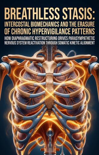 Portada del libro «Breathless Stasis: Intercostal Biomechanics and the Erasure of Chronic Hypervigilance Patterns», de Adam Lin