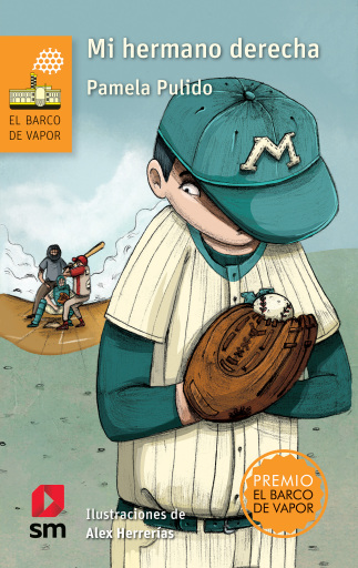 Portada del libro «Mi hermano derecha», de Pamela Pulido