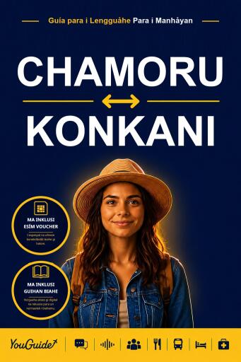 Portada del libro «The Language Guide for Travelers - Chamorro to Konkani», de YouGuide