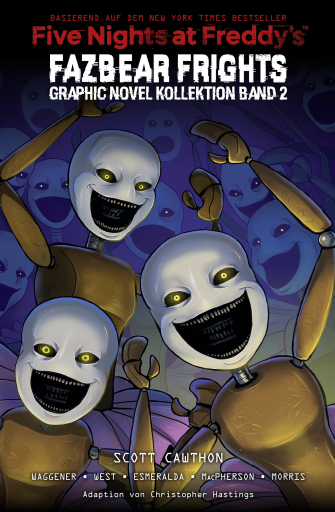 Portada del libro «Five Nights at Freddy's: Fazbear Frights - Die Graphic Novel Kollektion 2», de Scott Cawthon, Elley Cooper