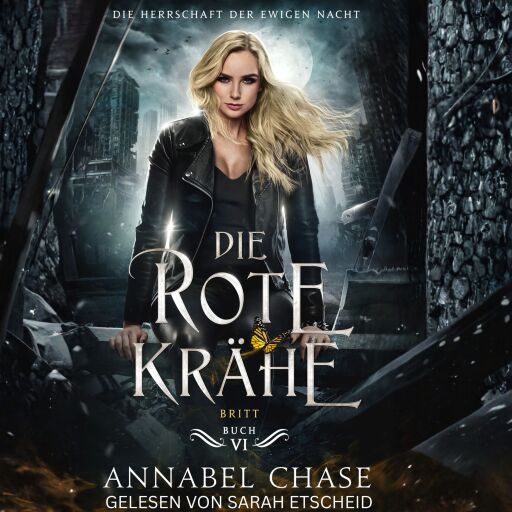 Portada del audiolibro «Die rote Krähe», de Annabel Chase