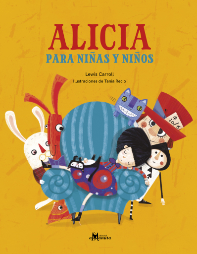 Portada del libro «Alicia para niñas y niños», de Lewis Carroll