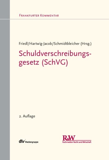 Portada del libro «Schuldverschreibungsgesetz (SchVG)»