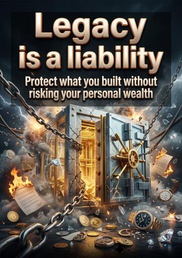 Portada del libro «Legacy is a liability», de Sofia Lane