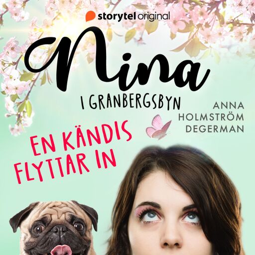 Portada del audiolibro «En kändis flyttar in», de Anna Holmström Degerman