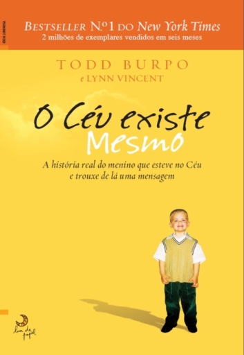 Portada del libro «O Céu Existe Mesmo», de Todd Burpo