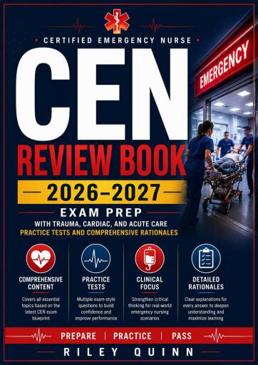 Portada del libro «CCRN Certification Review 2026 – 2027», de RILEY QUINN