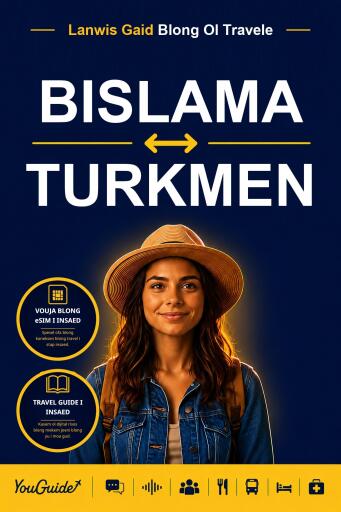Portada del libro «The Language Guide for Travelers - Bislama to Turkmen», de YouGuide