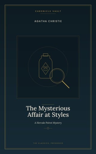 Portada del libro «The Mysterious Affair at Styles», de Agatha Christie