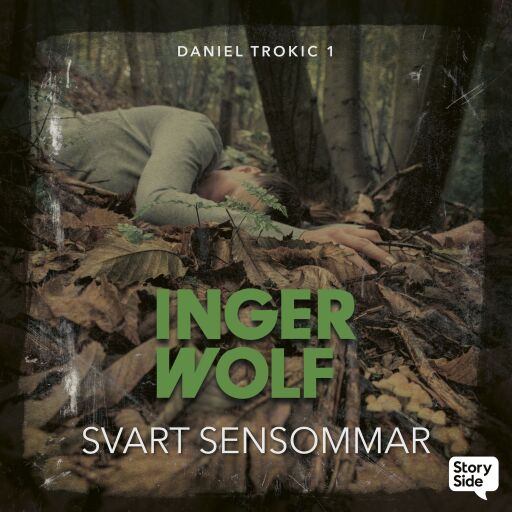 Portada del audiolibro «Svart sensommar», de Inger Wolf