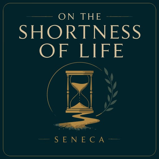 Portada del audiolibro «On the Shortness of Life», de Sêneca