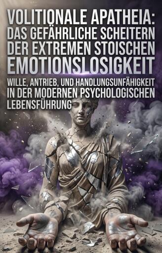 Portada del libro «Volitionale Apatheia: Das gefährliche Scheitern der extremen stoischen Emotionslosigkeit», de Tobias Berner