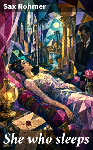Portada del libro «She who sleeps», de Sax Rohmer