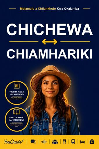 Portada del libro «The Language Guide for Travelers - Chichewa to Amharic», de YouGuide