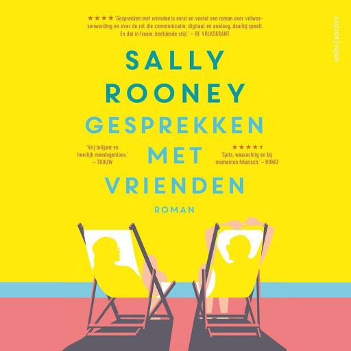 Portada del audiolibro «Gesprekken met vrienden», de Sally Rooney