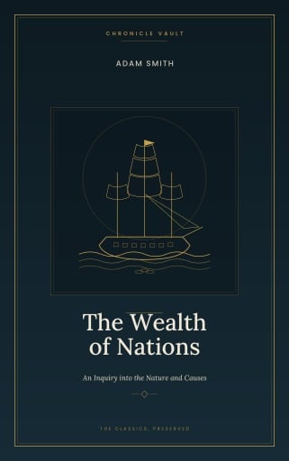 Portada del libro «The Wealth of Nations», de Adam Smith