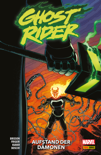 Portada del libro «Ghost Rider 2 - Aufstand der Dämonen», de Ed Brisson