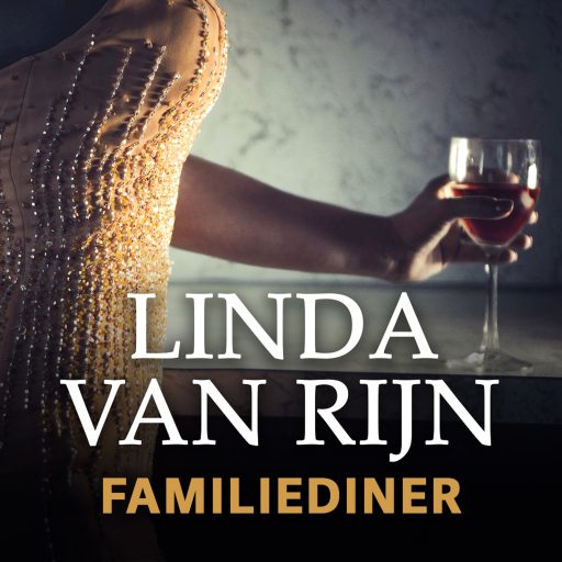 Portada del audiolibro «Familiediner», de Linda van Rijn