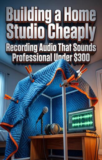 Portada del libro «Building a Home Studio Cheaply», de Gareth Pope