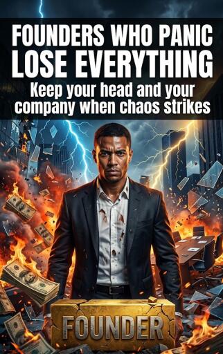 Portada del libro «Founders who panic lose everything»