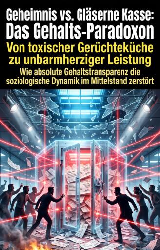 Portada del libro «Geheimnis vs. Gläserne Kasse: Das Gehalts-Paradoxon», de Ivo Austermühle