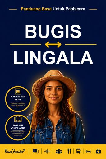 Portada del libro «The Language Guide for Travelers - Buginese to Lingala», de YouGuide